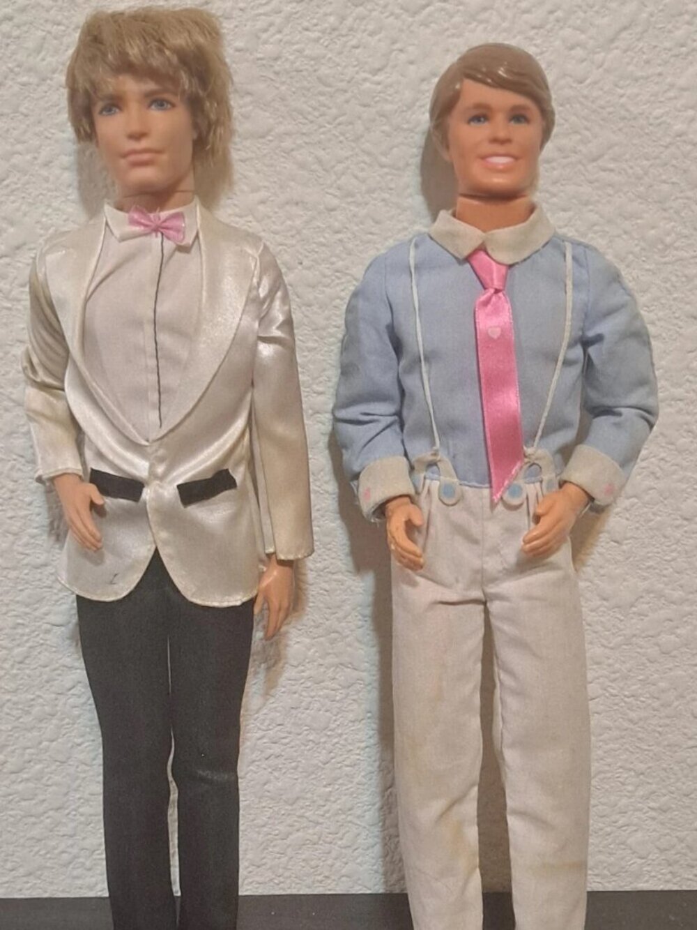 Lot of two: Vintage 1968 Mattel Ken Doll "the Heart Family" & 2009 wedding Ken